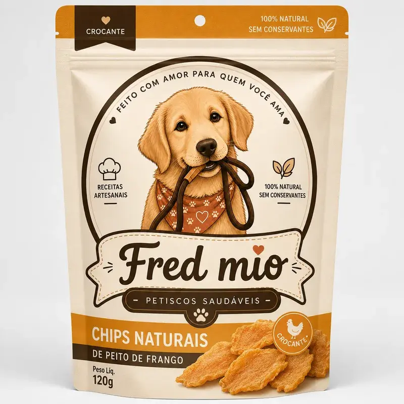 Chips Naturais de Peito de Frango